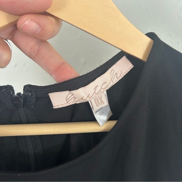 Hutch Colorblock Pink Black Fit N Flare Mini Dress Casual Formal 0X - Picture 3 of 5